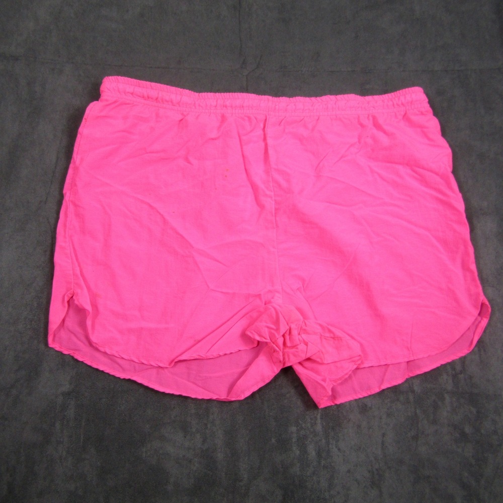 Simply Basic Shorts Womens XL Pink Vintage Nylon Athletic Running 5819-N